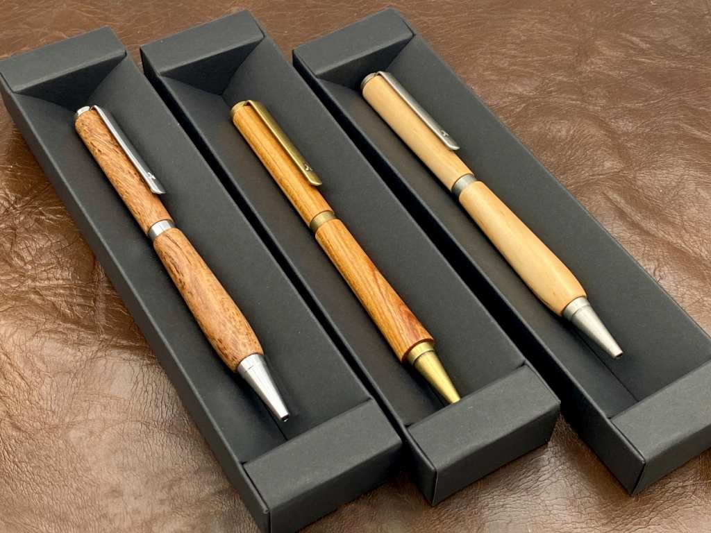 木製ペンの贈り物